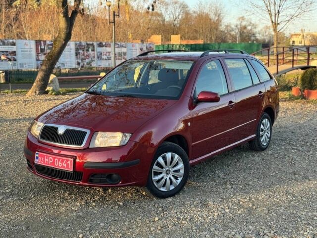 Червоний Шкода Фабія, об'ємом двигуна 1.4 л та пробігом 201 тис. км за 4140 $, фото 1 на Automoto.ua
