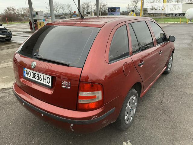 Красный Шкода Фабия, объемом двигателя 1.2 л и пробегом 251 тыс. км за 3500 $, фото 15 на Automoto.ua