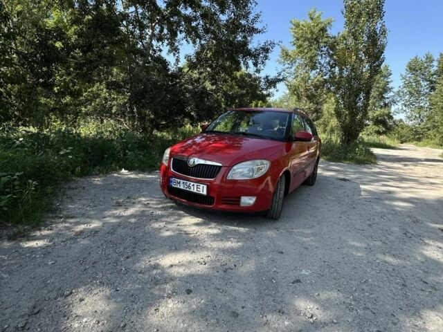 Красный Шкода Фабия, объемом двигателя 1.4 л и пробегом 324 тыс. км за 5200 $, фото 14 на Automoto.ua
