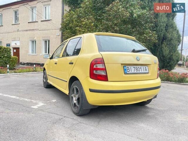 Жовтий Шкода Фабія, об'ємом двигуна 1.39 л та пробігом 265 тис. км за 2700 $, фото 8 на Automoto.ua