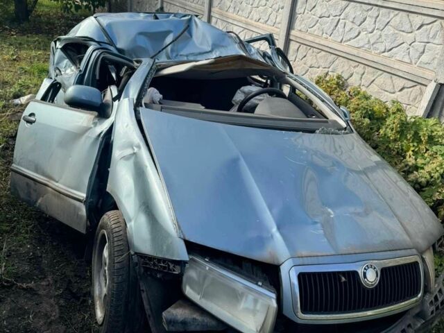 Серый Шкода Фабия, объемом двигателя 1.4 л и пробегом 160 тыс. км за 650 $, фото 1 на Automoto.ua