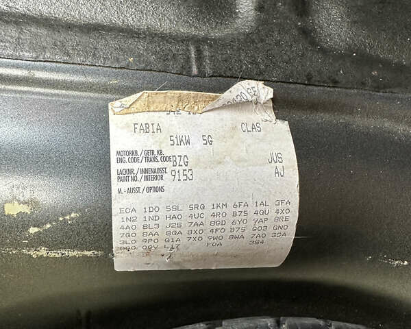 Серый Шкода Фабия, объемом двигателя 1.2 л и пробегом 179 тыс. км за 4299 $, фото 32 на Automoto.ua