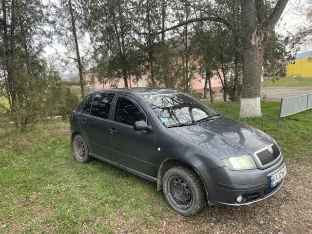 Серый Шкода Фабия, объемом двигателя 1.2 л и пробегом 145 тыс. км за 3900 $, фото 3 на Automoto.ua