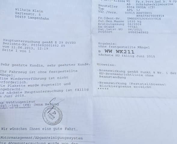 Серый Шкода Фабия, объемом двигателя 1.6 л и пробегом 230 тыс. км за 7200 $, фото 21 на Automoto.ua