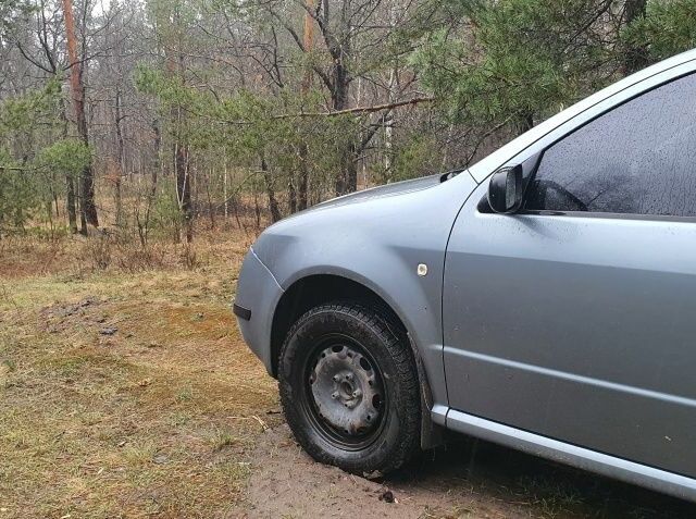 Серый Шкода Фабия, объемом двигателя 1.4 л и пробегом 138 тыс. км за 2500 $, фото 2 на Automoto.ua