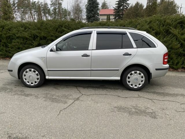 Серый Шкода Фабия, объемом двигателя 1.4 л и пробегом 243 тыс. км за 4600 $, фото 2 на Automoto.ua