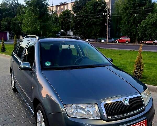 Серый Шкода Фабия, объемом двигателя 1.39 л и пробегом 210 тыс. км за 4300 $, фото 1 на Automoto.ua