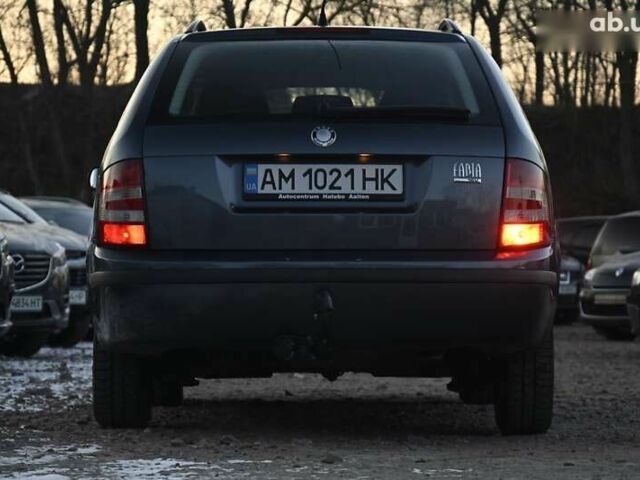 Шкода Фабия 2005 в Бердичеве на Automoto.ua Серый Шкода Фабия, объемом двигателя 1.4 л и пробегом 273 тыс. км за 4400 $, фото 8 на Automoto.ua