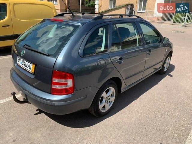 Серый Шкода Фабия, объемом двигателя 1.39 л и пробегом 191 тыс. км за 4550 $, фото 11 на Automoto.ua