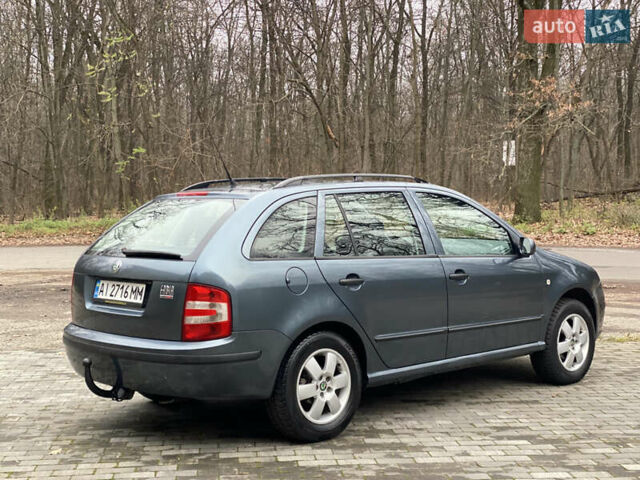 Серый Шкода Фабия, объемом двигателя 1.4 л и пробегом 258 тыс. км за 3950 $, фото 7 на Automoto.ua