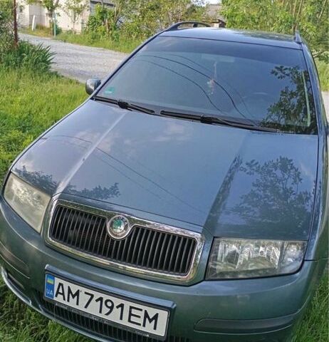 Серый Шкода Фабия, объемом двигателя 1.4 л и пробегом 270 тыс. км за 4250 $, фото 5 на Automoto.ua