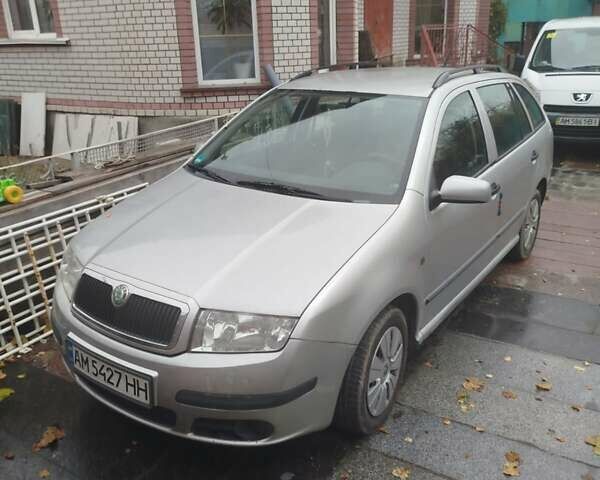 Серый Шкода Фабия, объемом двигателя 1.2 л и пробегом 204 тыс. км за 4000 $, фото 1 на Automoto.ua
