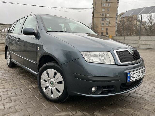 Серый Шкода Фабия, объемом двигателя 1.4 л и пробегом 266 тыс. км за 4750 $, фото 6 на Automoto.ua
