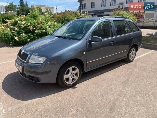 Серый Шкода Фабия, объемом двигателя 1.39 л и пробегом 191 тыс. км за 4550 $, фото 3 на Automoto.ua