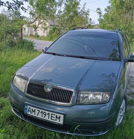 Серый Шкода Фабия, объемом двигателя 1.4 л и пробегом 270 тыс. км за 4250 $, фото 4 на Automoto.ua