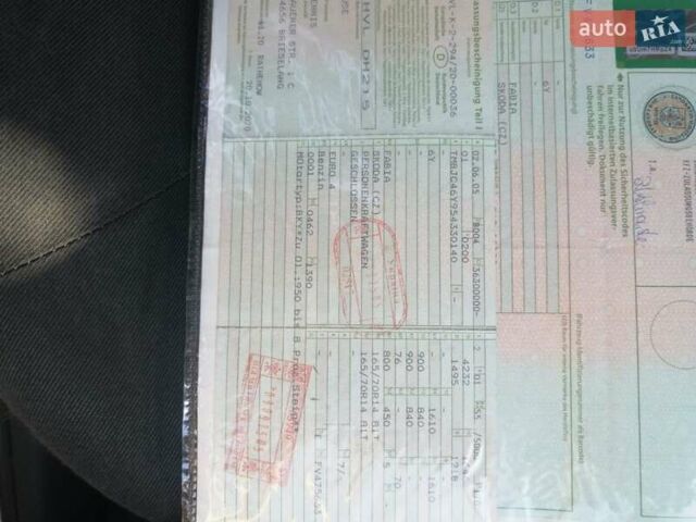 Сірий Шкода Фабія, об'ємом двигуна 1.4 л та пробігом 159 тис. км за 4200 $, фото 10 на Automoto.ua