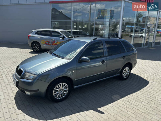 Серый Шкода Фабия, объемом двигателя 1.4 л и пробегом 272 тыс. км за 4500 $, фото 4 на Automoto.ua