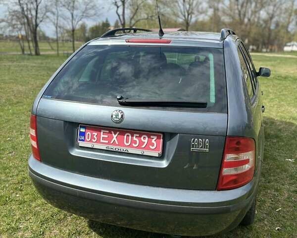 Сірий Шкода Фабія, об'ємом двигуна 1.4 л та пробігом 193 тис. км за 4800 $, фото 9 на Automoto.ua