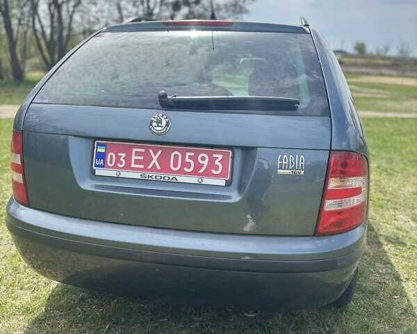 Сірий Шкода Фабія, об'ємом двигуна 1.4 л та пробігом 193 тис. км за 4800 $, фото 13 на Automoto.ua