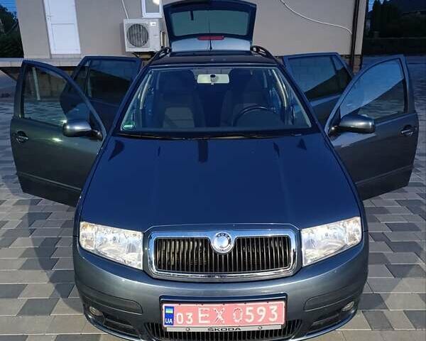 Сірий Шкода Фабія, об'ємом двигуна 1.4 л та пробігом 193 тис. км за 4800 $, фото 3 на Automoto.ua