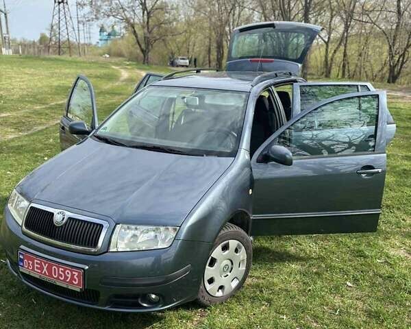 Сірий Шкода Фабія, об'ємом двигуна 1.4 л та пробігом 193 тис. км за 4800 $, фото 21 на Automoto.ua