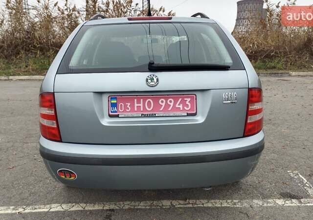 Серый Шкода Фабия, объемом двигателя 1.4 л и пробегом 194 тыс. км за 4900 $, фото 6 на Automoto.ua