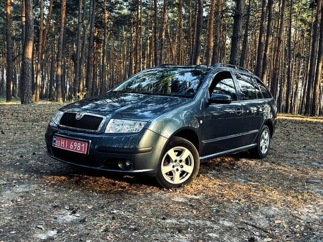 Серый Шкода Фабия, объемом двигателя 1.4 л и пробегом 248 тыс. км за 4999 $, фото 7 на Automoto.ua