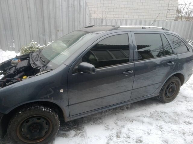 Серый Шкода Фабия, объемом двигателя 1.4 л и пробегом 224 тыс. км за 2100 $, фото 1 на Automoto.ua