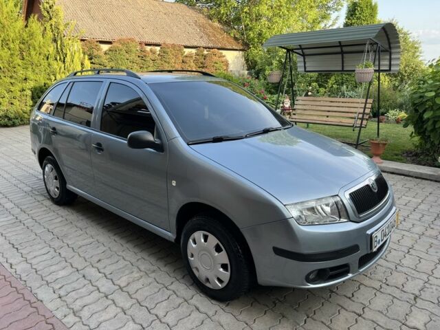 Серый Шкода Фабия, объемом двигателя 1.4 л и пробегом 167 тыс. км за 4299 $, фото 2 на Automoto.ua