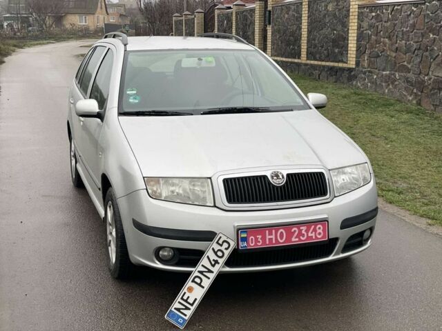 Серый Шкода Фабия, объемом двигателя 1.4 л и пробегом 226 тыс. км за 4550 $, фото 2 на Automoto.ua