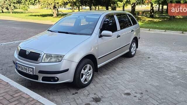 Серый Шкода Фабия, объемом двигателя 1.4 л и пробегом 250 тыс. км за 4300 $, фото 4 на Automoto.ua