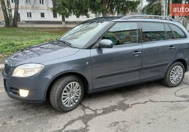 Серый Шкода Фабия, объемом двигателя 1.39 л и пробегом 232 тыс. км за 6500 $, фото 1 на Automoto.ua