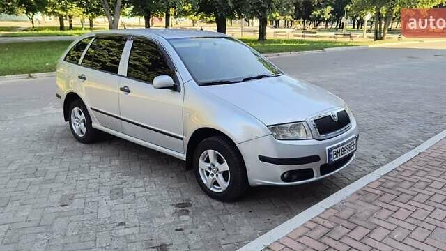 Серый Шкода Фабия, объемом двигателя 1.4 л и пробегом 250 тыс. км за 4300 $, фото 3 на Automoto.ua