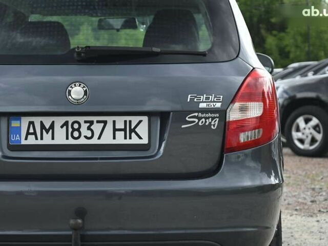Серый Шкода Фабия, объемом двигателя 1.4 л и пробегом 242 тыс. км за 5350 $, фото 9 на Automoto.ua