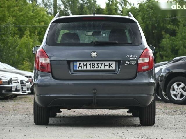 Серый Шкода Фабия, объемом двигателя 1.4 л и пробегом 242 тыс. км за 5350 $, фото 8 на Automoto.ua