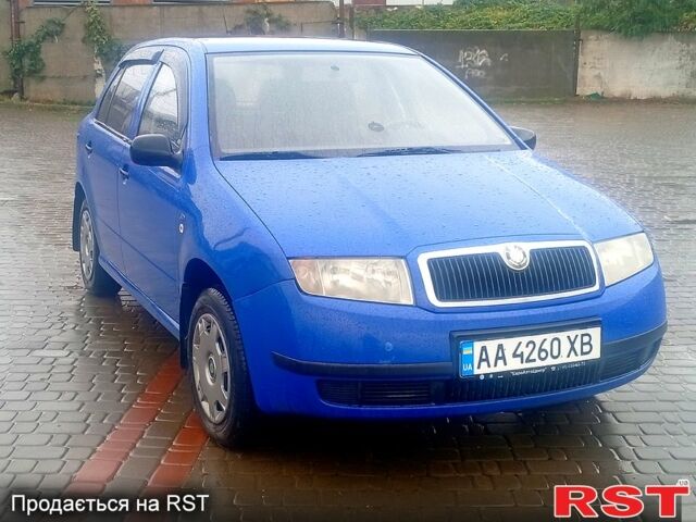 Синий Шкода Фабия, объемом двигателя 1.4 л и пробегом 190 тыс. км за 3500 $, фото 6 на Automoto.ua