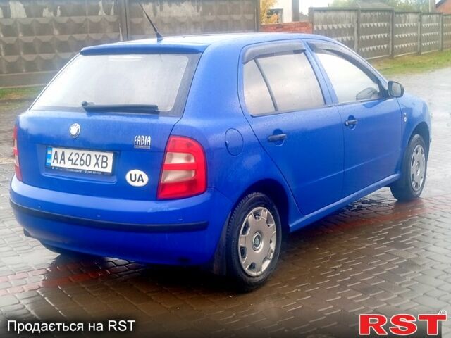 Синий Шкода Фабия, объемом двигателя 1.4 л и пробегом 190 тыс. км за 3500 $, фото 7 на Automoto.ua