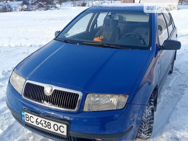 Синий Шкода Фабия, объемом двигателя 1.4 л и пробегом 170 тыс. км за 3500 $, фото 1 на Automoto.ua
