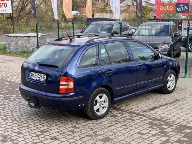 Синий Шкода Фабия, объемом двигателя 1.4 л и пробегом 241 тыс. км за 3999 $, фото 13 на Automoto.ua