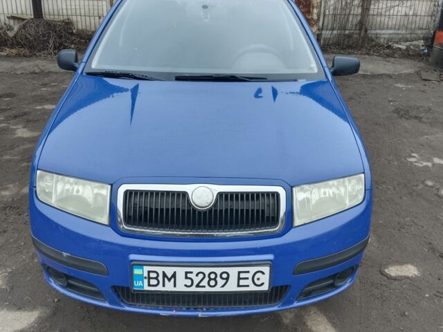 Синий Шкода Фабия, объемом двигателя 1.2 л и пробегом 240 тыс. км за 3700 $, фото 4 на Automoto.ua