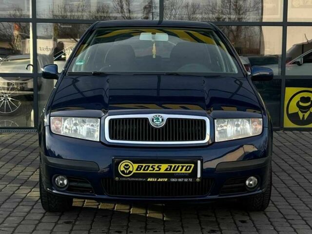Синій Шкода Фабія, об'ємом двигуна 1.4 л та пробігом 244 тис. км за 4600 $, фото 1 на Automoto.ua