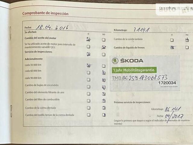 Синій Шкода Фабія, об'ємом двигуна 1.4 л та пробігом 127 тис. км за 5650 $, фото 10 на Automoto.ua