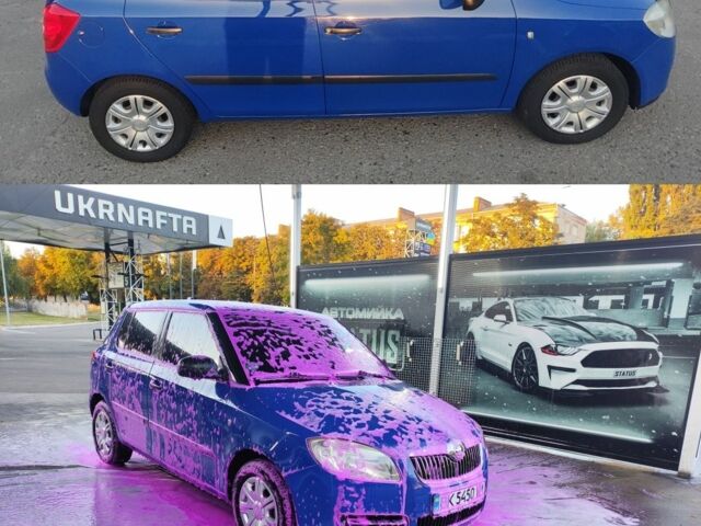 Синий Шкода Фабия, объемом двигателя 1.4 л и пробегом 254 тыс. км за 5400 $, фото 8 на Automoto.ua