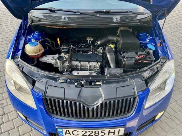 Синий Шкода Фабия, объемом двигателя 1.2 л и пробегом 225 тыс. км за 3300 $, фото 6 на Automoto.ua