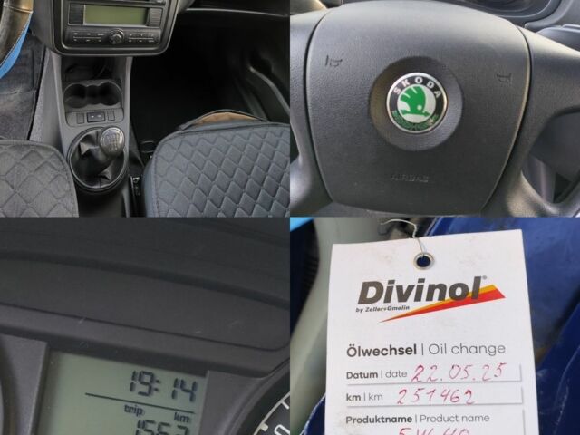 Синий Шкода Фабия, объемом двигателя 1.4 л и пробегом 254 тыс. км за 5400 $, фото 5 на Automoto.ua