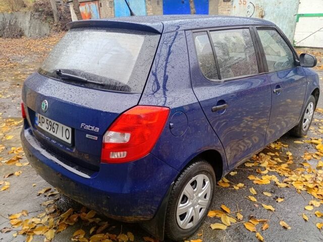 Шкода Фабия 2011 в Запорожье на Automoto.ua Синий Шкода Фабия, объемом двигателя 1.2 л и пробегом 220 тыс. км за 4450 $, фото 4 на Automoto.ua