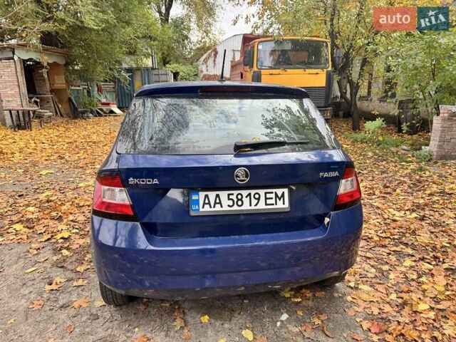 Шкода Фабия 2016 в Киеве на Automoto.ua Синий Шкода Фабия, объемом двигателя 1.2 л и пробегом 239 тыс. км за 3850 $, фото 5 на Automoto.ua