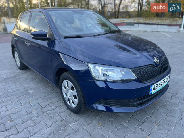 Шкода Фабія 2016 у Вінниці на Automoto.ua Синій Шкода Фабія, об'ємом двигуна 1 л та пробігом 99 тис. км за 6400 $, фото 1 на Automoto.ua