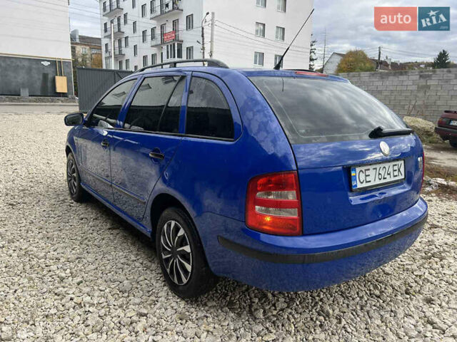 Синий Шкода Фабия, объемом двигателя 1.4 л и пробегом 293 тыс. км за 3500 $, фото 2 на Automoto.ua