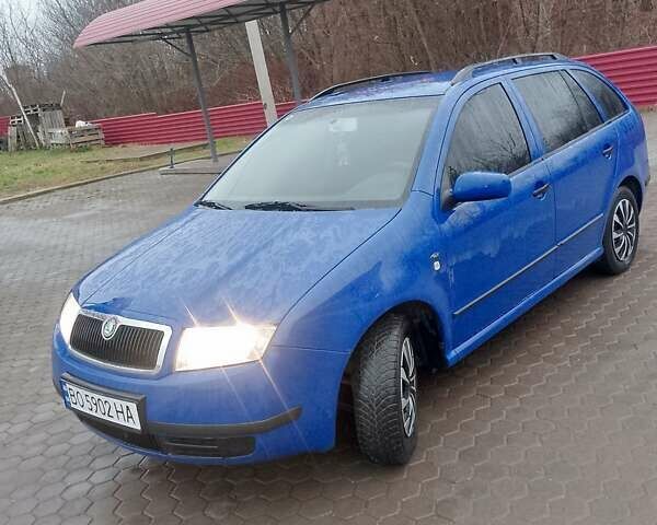 Синій Шкода Фабія, об'ємом двигуна 1.4 л та пробігом 293 тис. км за 3750 $, фото 1 на Automoto.ua